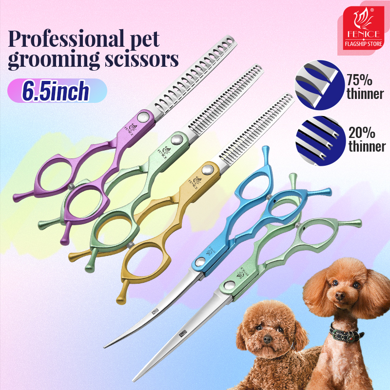 Grooming Scissors - Fenice 6,5 inch professionele hondentrimset scharen