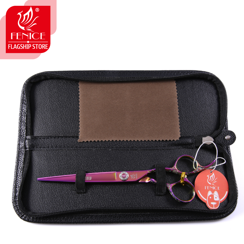 Grooming Scissors - Fencie Professional 7.0/7.5/8.0inch JP440C Hondenverzorgingsschaar Rechte