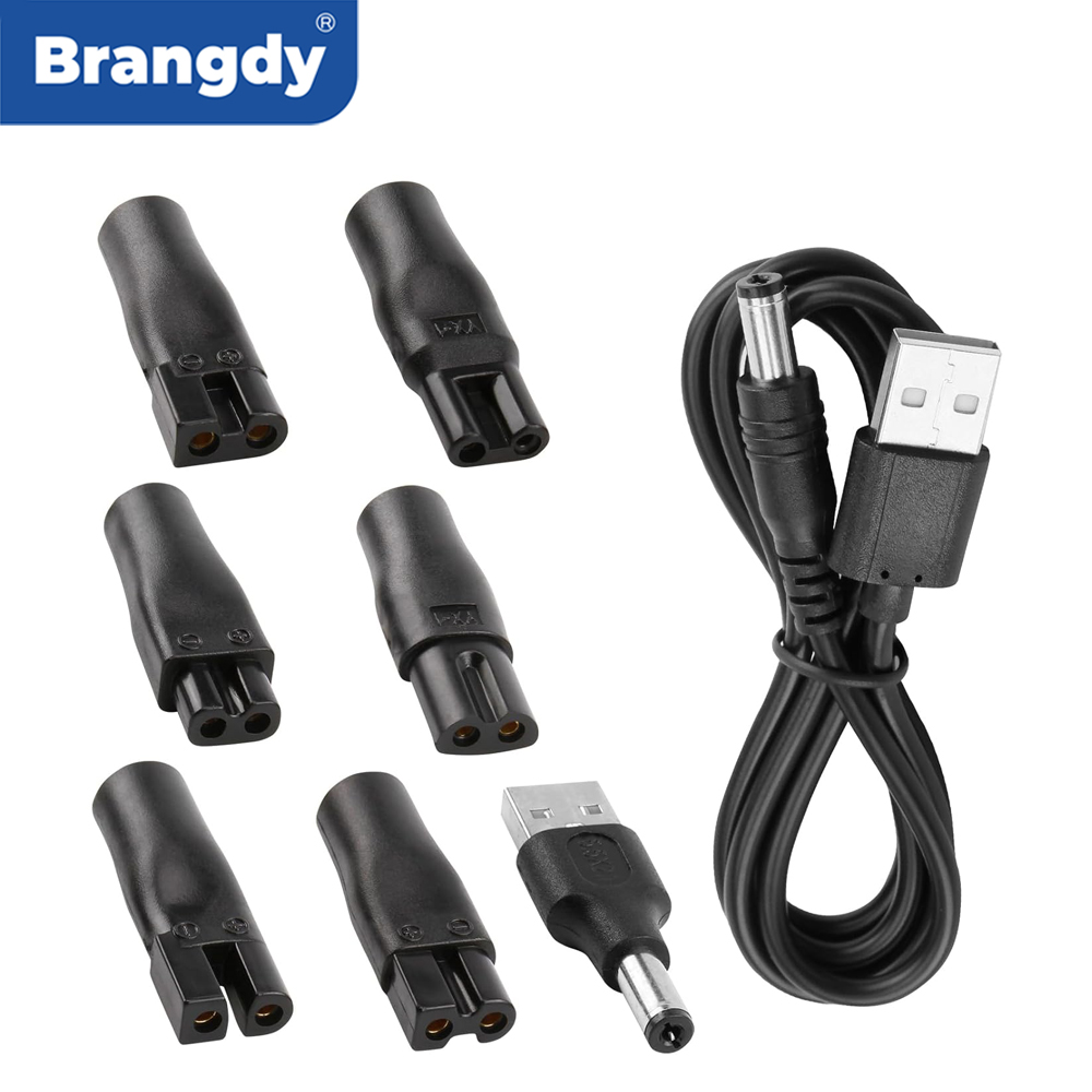 Beard Trimmer - Brangdy 8 STUKS Vervangend netsnoer 5V