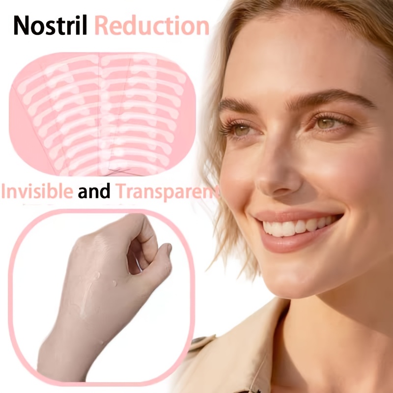 Nose Trimmer - 100 stuks onzichtbare neusverkleinerpleisters, neusvleugelstickers voor