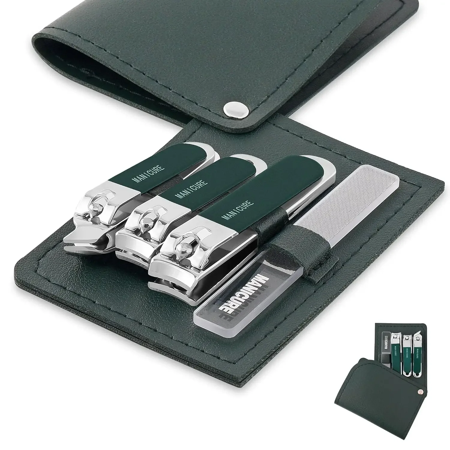 Mens Grooming Travel Kit - 4 Stuks Mannen/Vrouwen Manicure Reizen Professionele