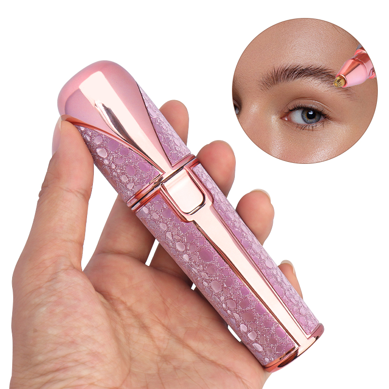 Electric Razor - 2-in-1 elektrische wenkbrauwtrimmer Lash Brow Mini-scheerapparaat