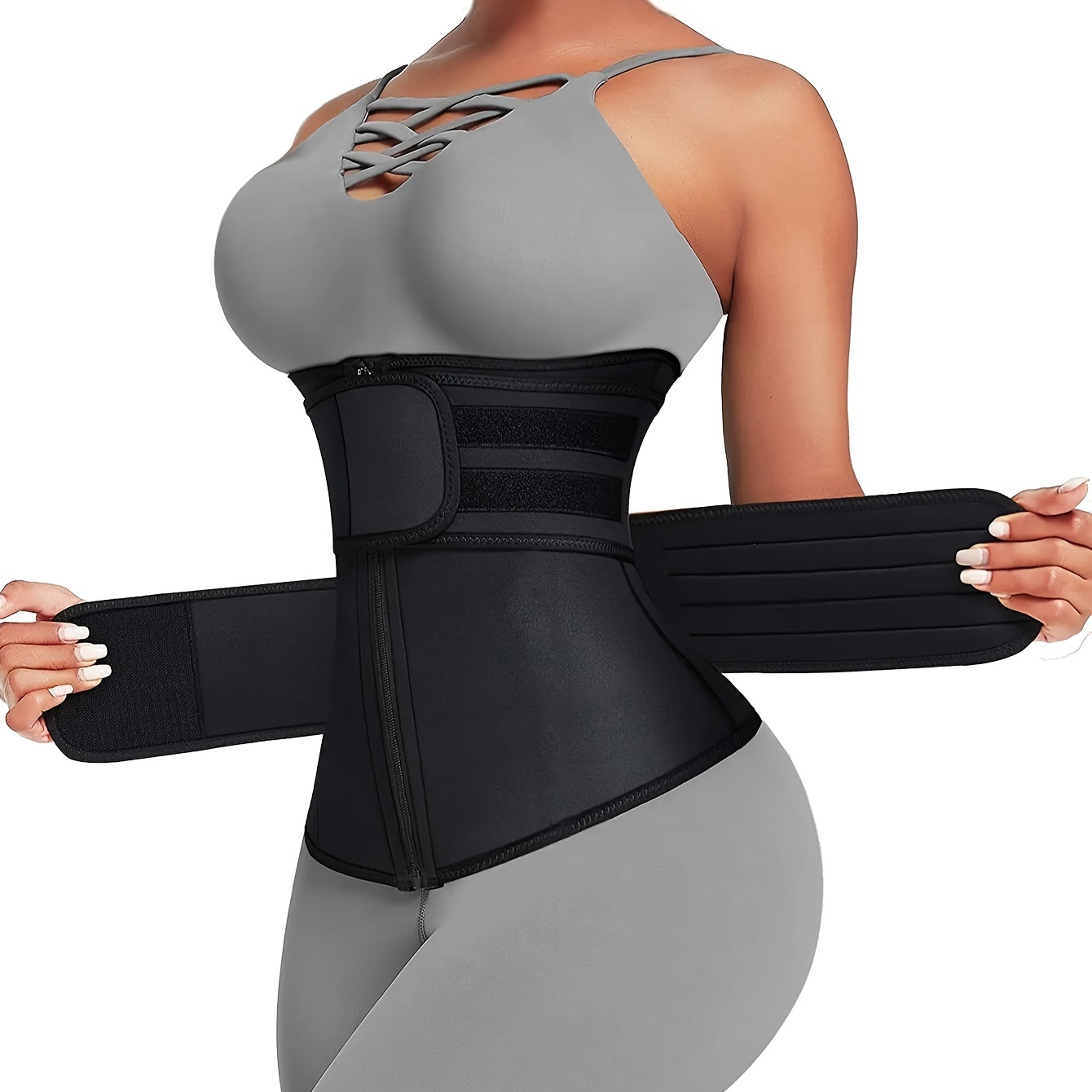 Body Trimmer - Dames tailletrainer riem met dubbele band