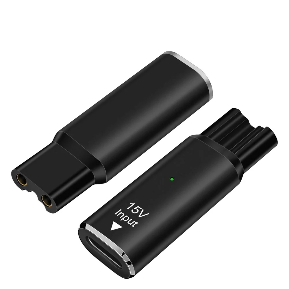 Beard Trimmer - 15V Type-C-adapter voor scheerapparaten, oplaadconverter, geschikt