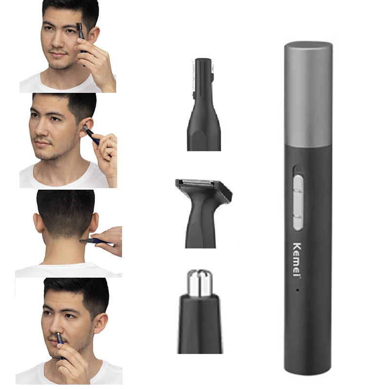 Body Trimmer - Kemei Pro Oplaadbare Neushaartrimmer Pen Baardverzorgingsset
