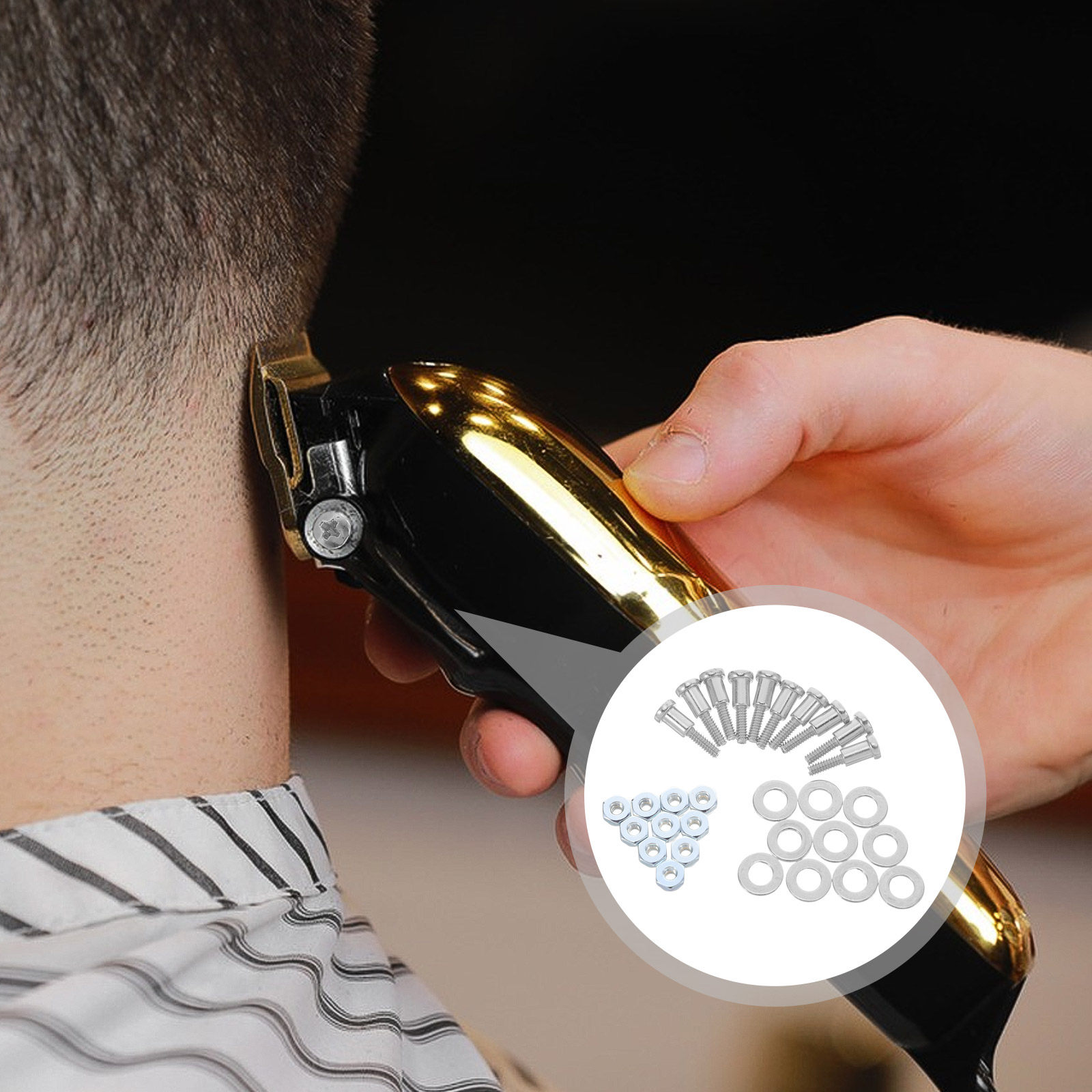 Hair Clipper - 10 sets schroeven voor haartrimmers, stelschroeven,