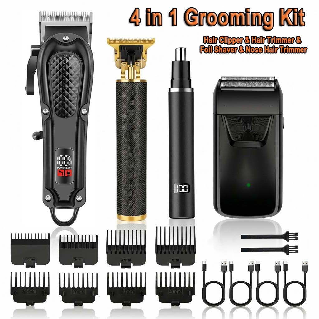 Grooming Kit - 4-in-1 set voor het knippen van