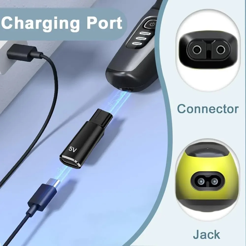 Beard Trimmer - 5V Scheerapparaat Oplader USB Adapter Type