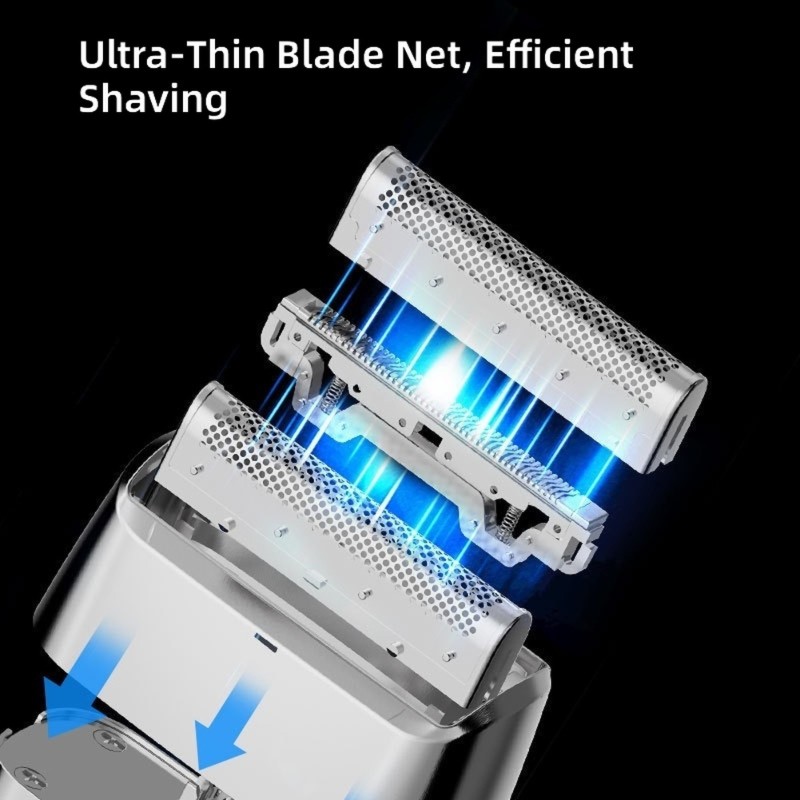 Mens Grooming Travel Kit - AT28-USB Oplaadbaar Elektrisch Scheerapparaat voor Nat/Droog
