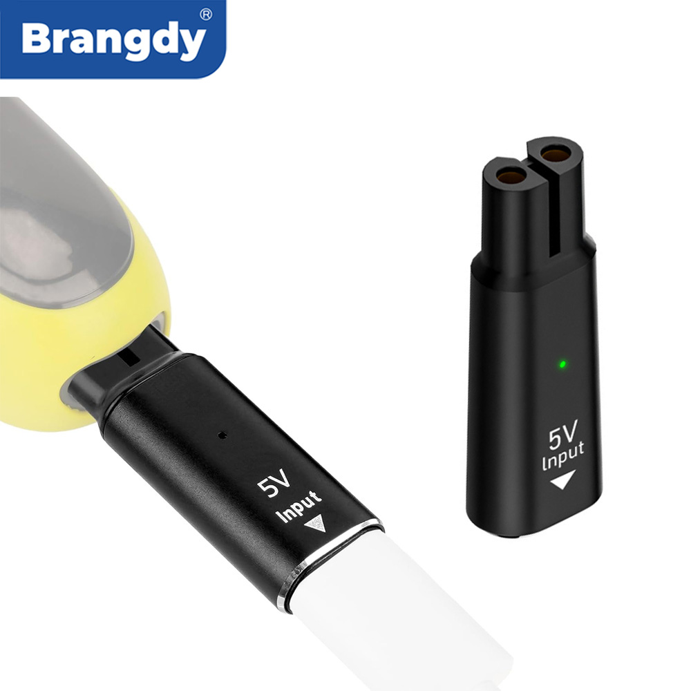 Body Trimmer - Brangdy 5V Type-C Scheerapparaat Adapter Oplader