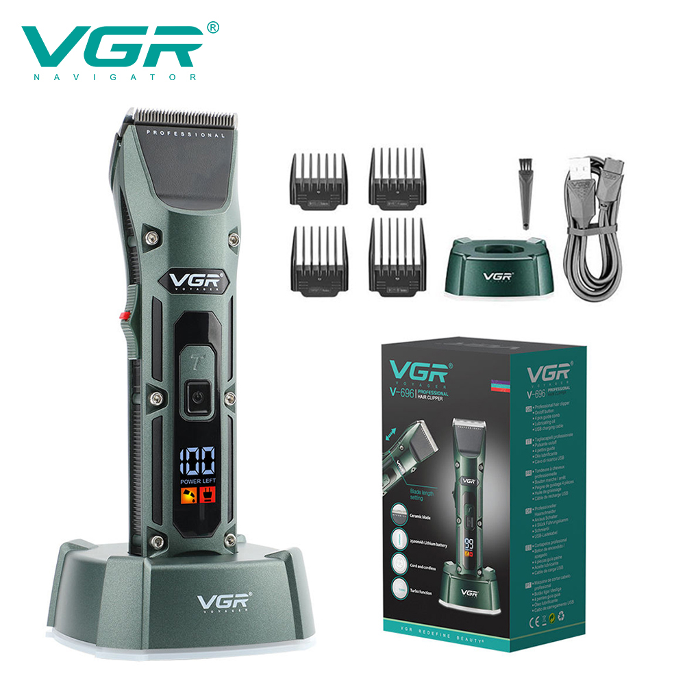 Electric Shaver Rotary - VGR V-696 Nieuwe metalen populaire salon