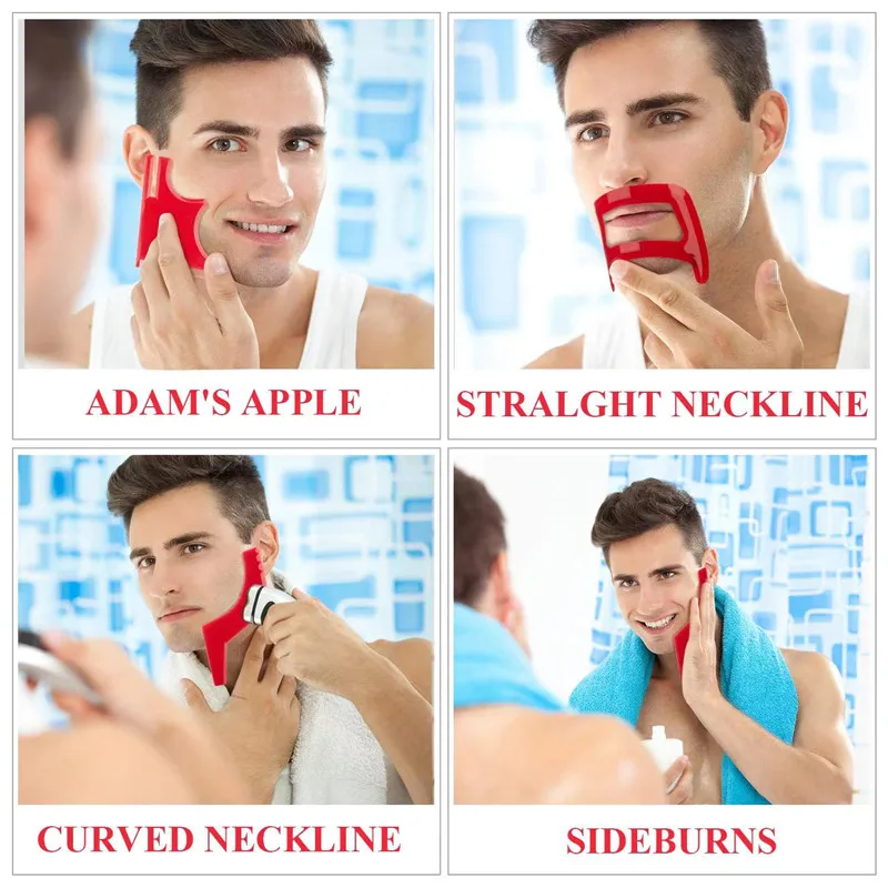2/4 Stuks Mannen Baard Kammen  - Beard Trimmer recensie en prijs