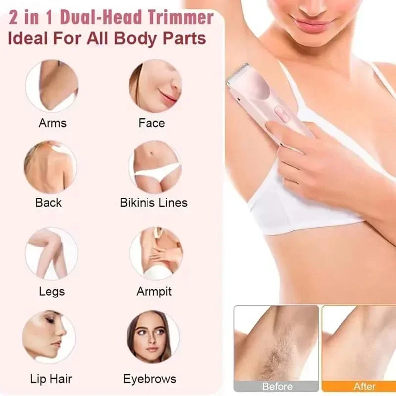 Dubbele Hoofd Elektrische Epil - Body Trimmer recensie en prijs