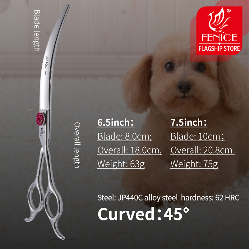 Fenice Pink Diamond Screw Pet  - Grooming Scissors recensie en prijs
