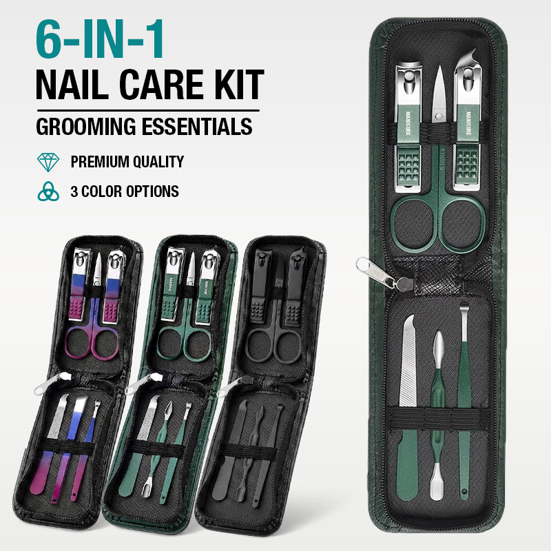 6-IN-1 draagbare nagelknippers - Mens Grooming Travel Kit recensie en prijs