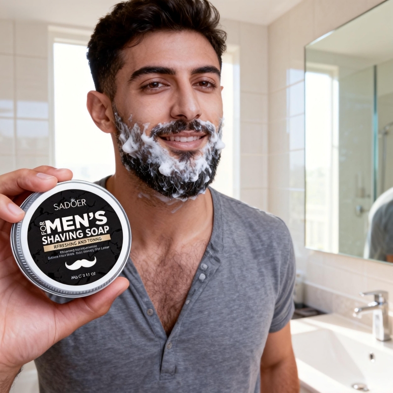 60g scheerzeep voor heren met  - Beard Oil recensie en prijs