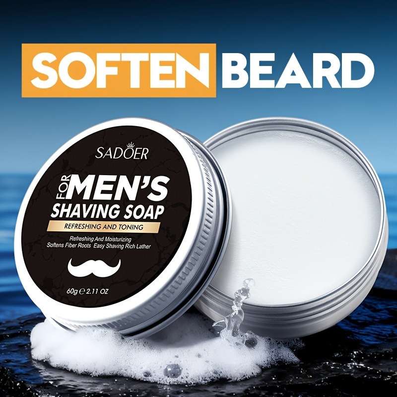 60g scheerzeep voor heren met  - Beard Oil recensie en prijs
