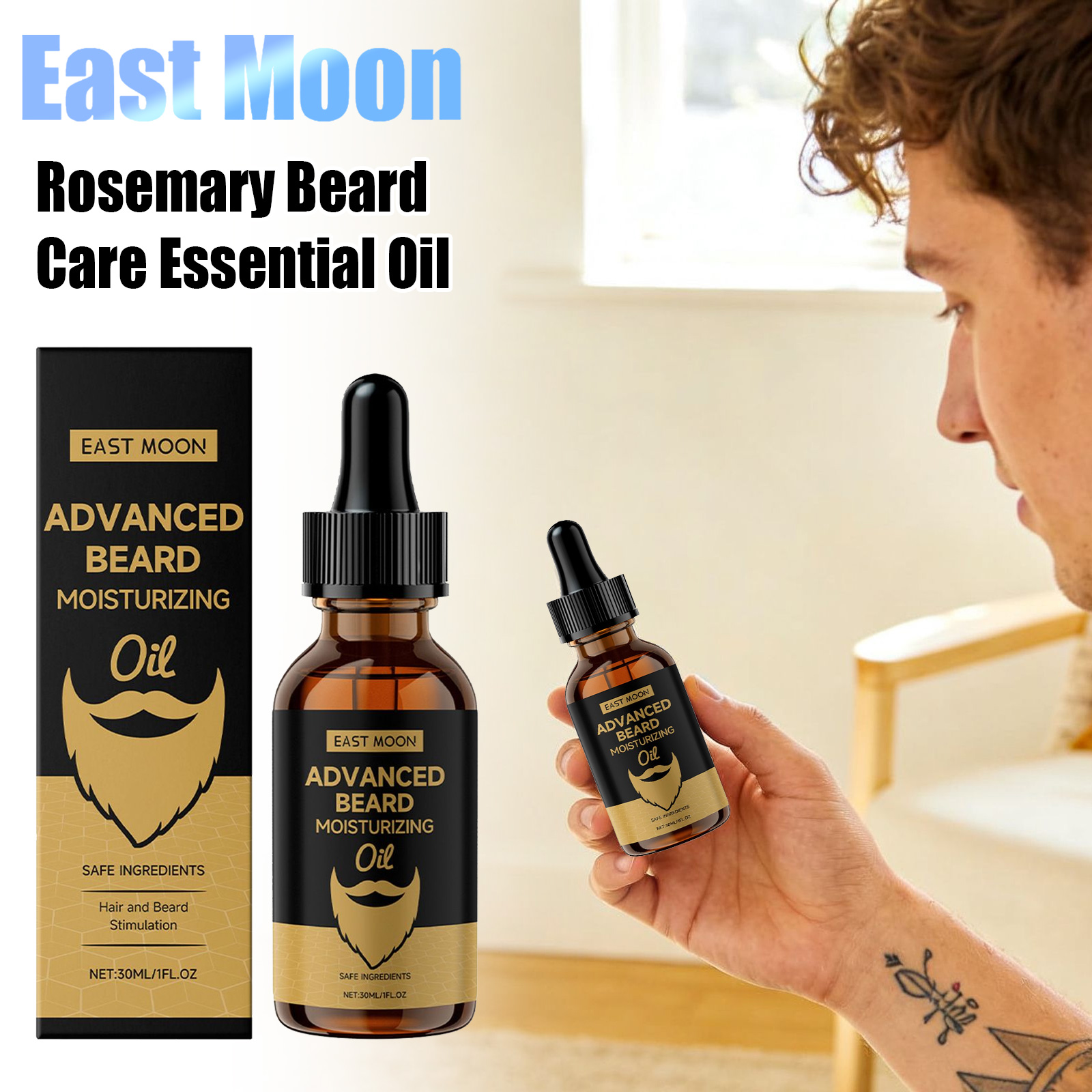Oosterse Maan Rozemarijn Baard - Beard Oil recensie en prijs