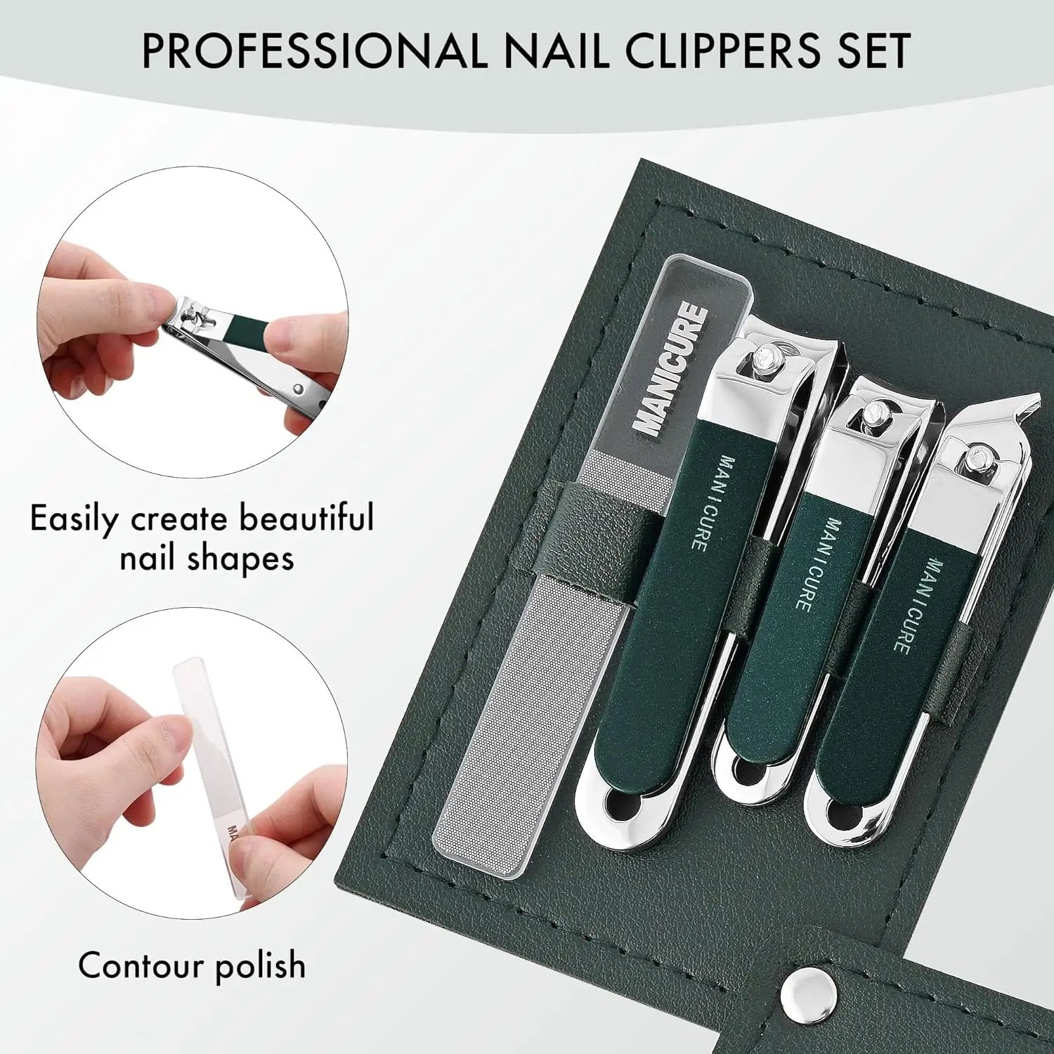 4 Stuks Mannen/Vrouwen Manicur - Mens Grooming Travel Kit recensie en prijs