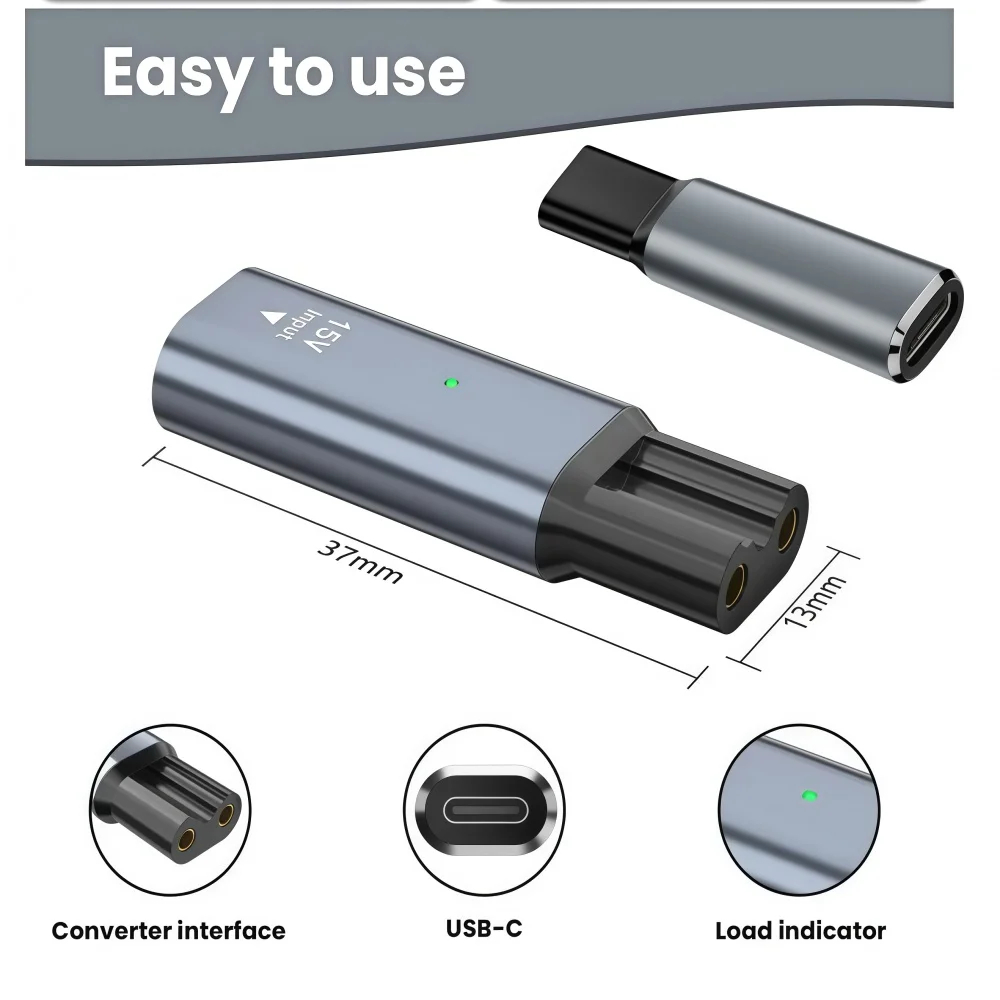 15V Type-C-adapter voor scheer - Beard Trimmer recensie en prijs