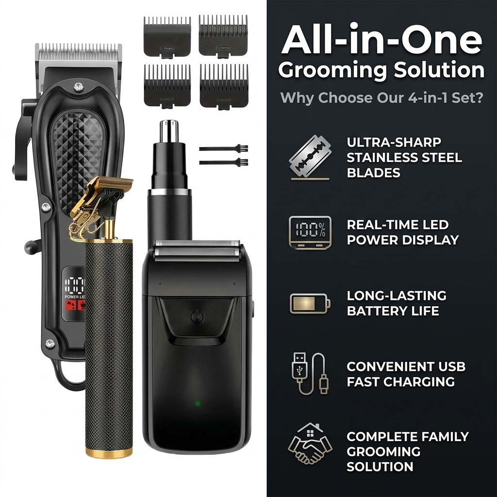 4-in-1 set voor het knippen va - Grooming Kit recensie en prijs