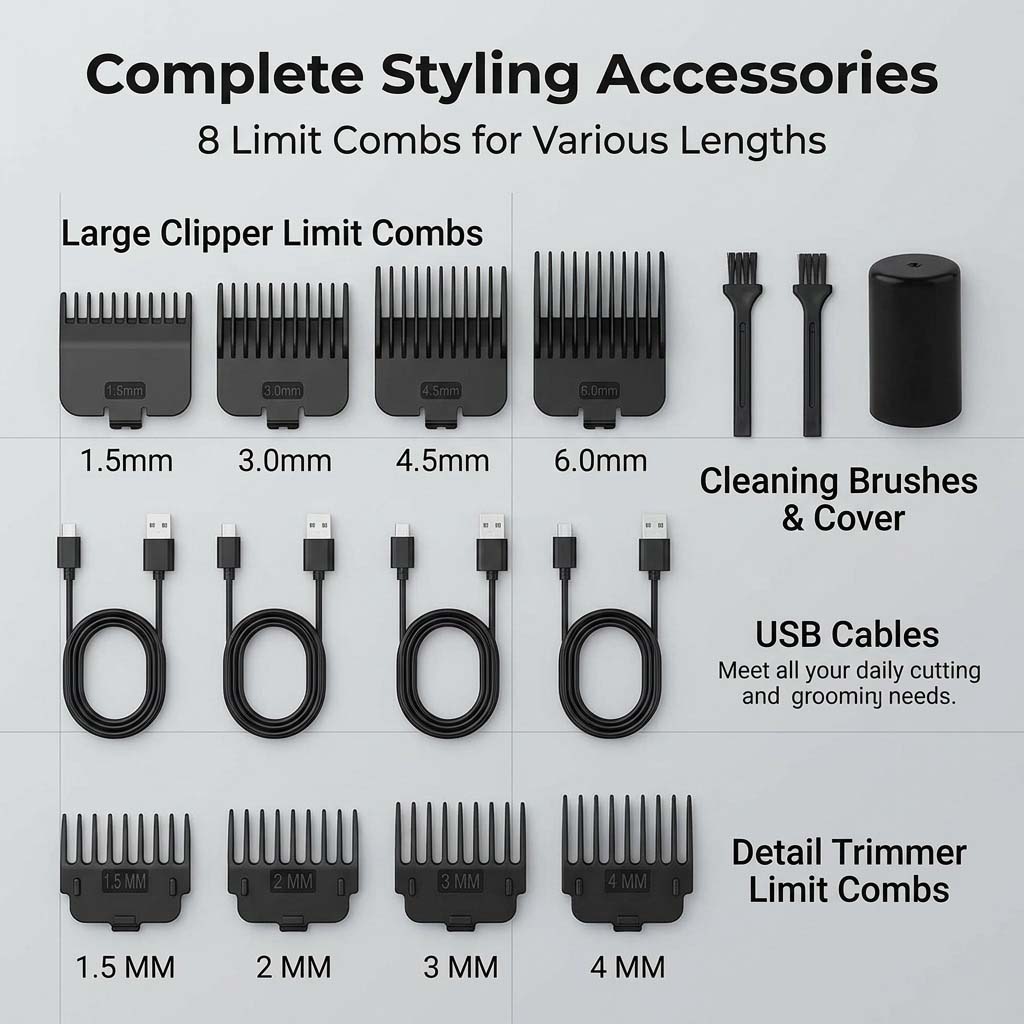 4-in-1 set voor het knippen va - Grooming Kit recensie en prijs