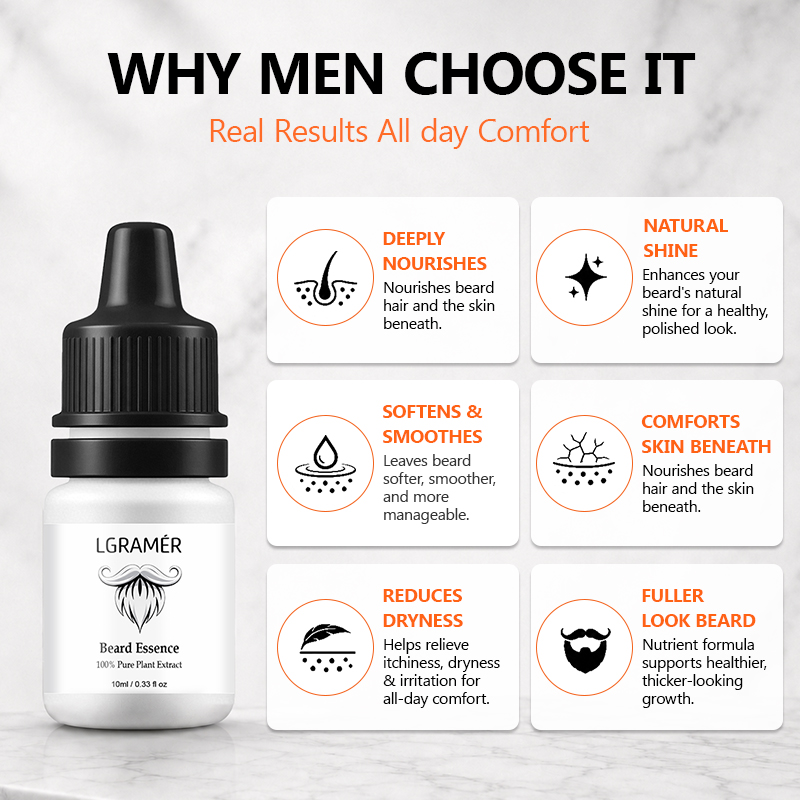 Baardgroeiserum voor mannen Vo - Beard Oil recensie en prijs