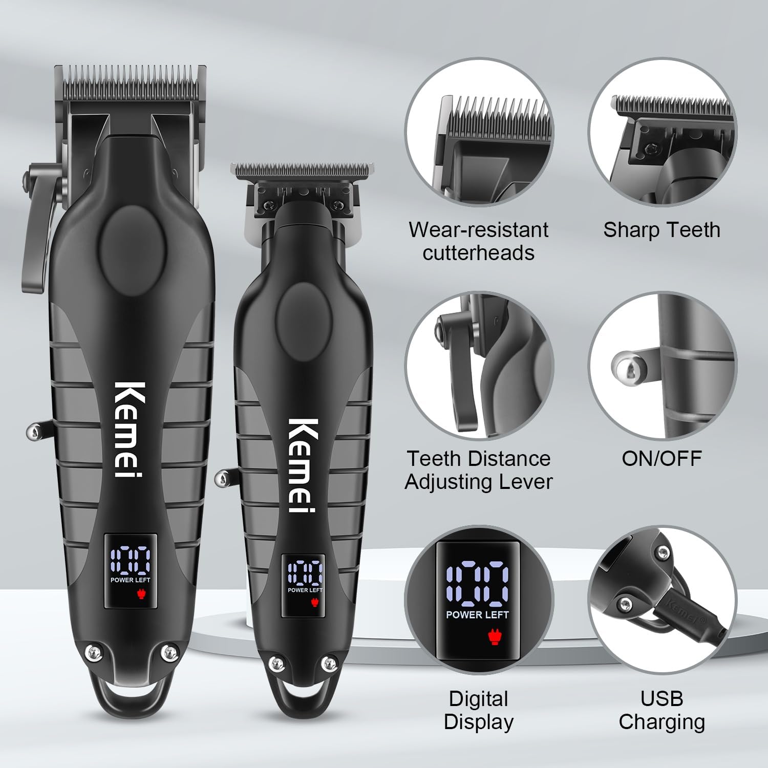 Kemei tondeuse set voor mannen - Electric Shaver Rotary recensie en prijs