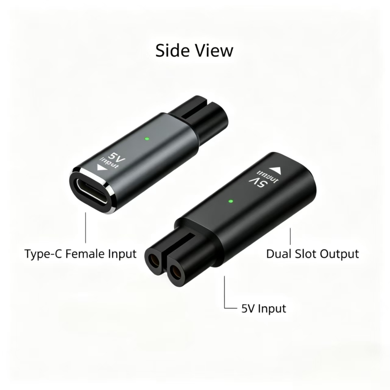 5V Type-C-vrouwelijke naar dub - Electric Shaver Rotary recensie en prijs