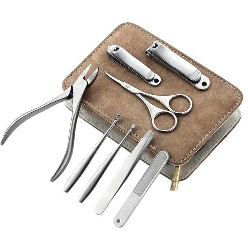 8/12 stuks professionele manic - Mens Grooming Travel Kit recensie en prijs
