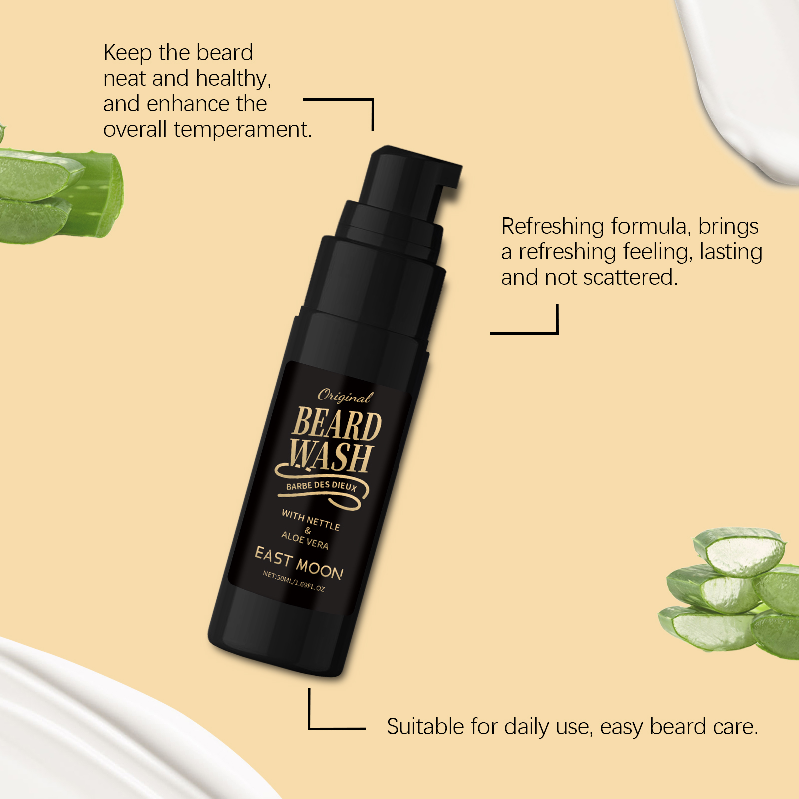 50ML Mannen Bubble Baardwasgel - Beard Oil recensie en prijs