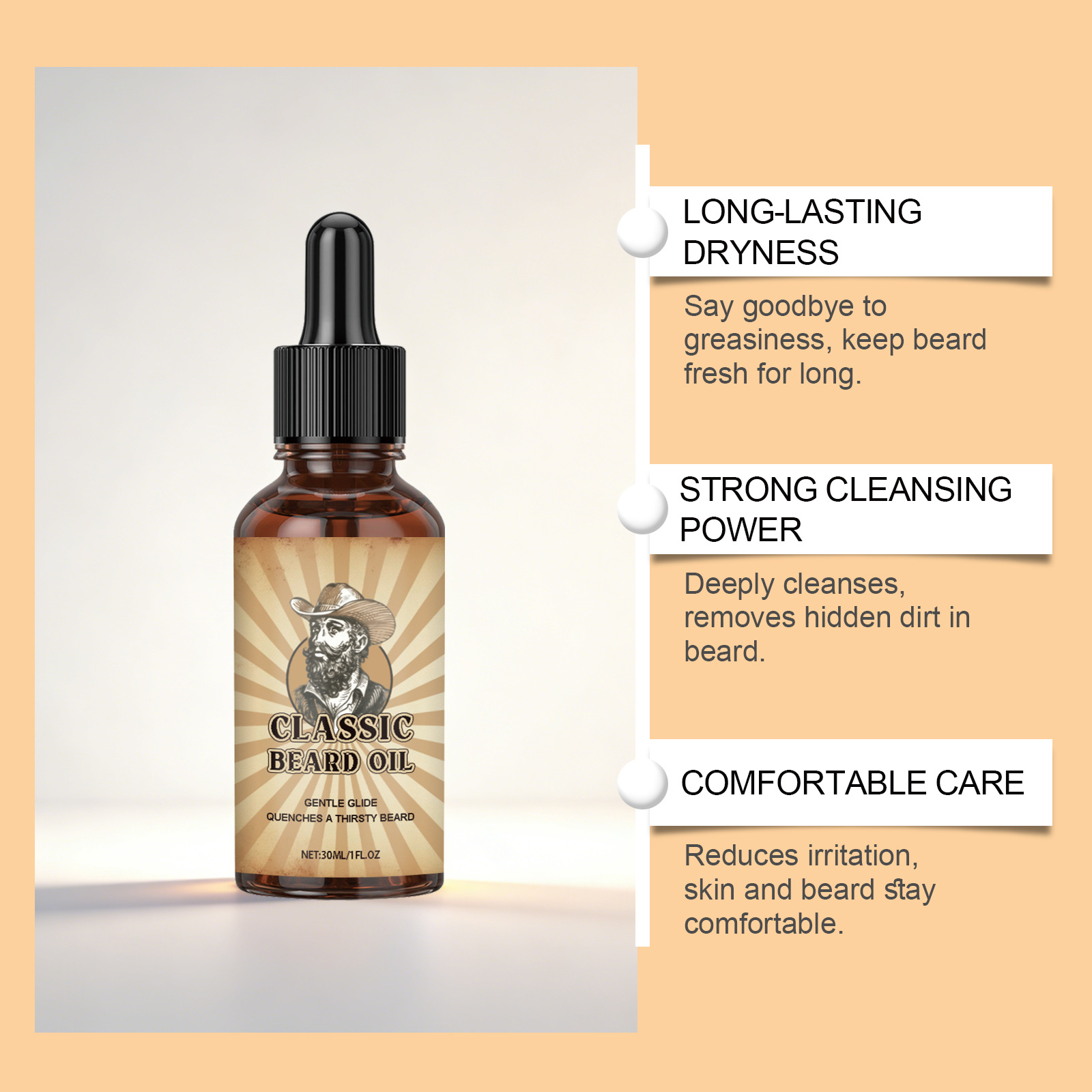 Baardgroeiverzorg Essentiële o - Beard Oil recensie en prijs