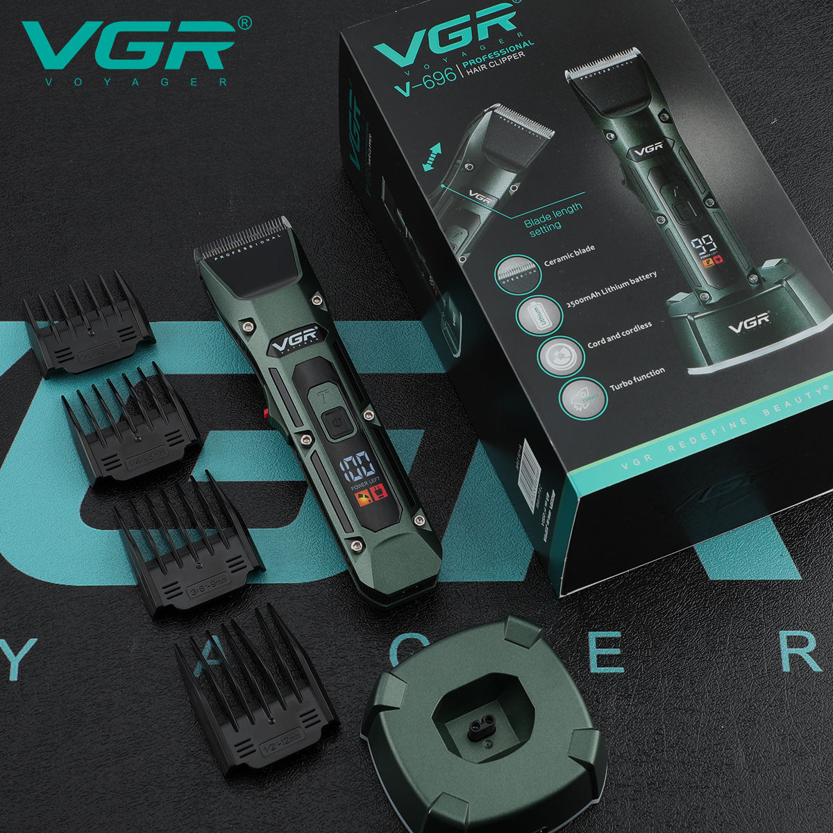 VGR V-696 Nieuwe metalen popul - Electric Shaver Rotary recensie en prijs
